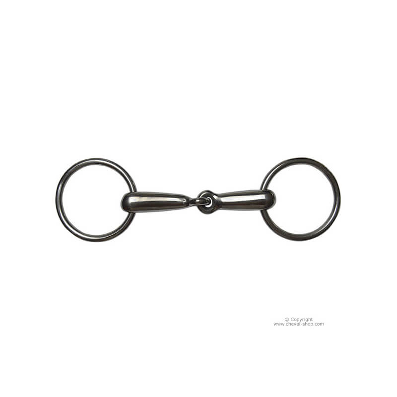 Mors simple 2 anneaux creux poney Time Rider Mors simple 2 anneaux creux poney Time Rider