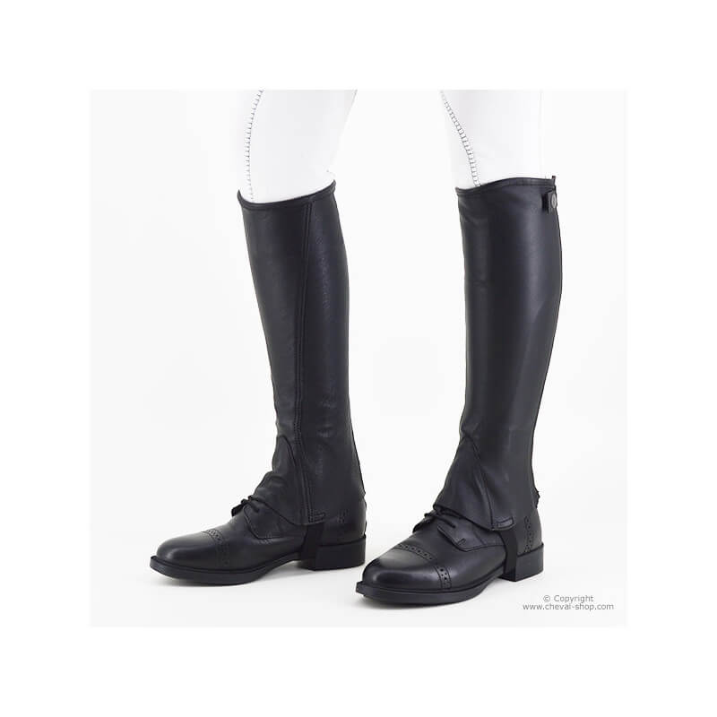 Mini-chaps en cuir Time Rider Sport