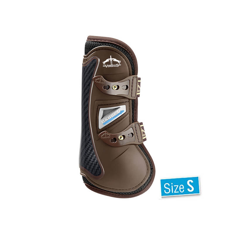 Bottes Veredus Carbon Gel Vento - Noires - Taille M - Pour Chevaux, Ouvertes Devant