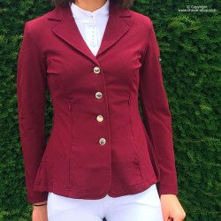 Veste de concours femme Time Rider Sport - Couleur bordeaux