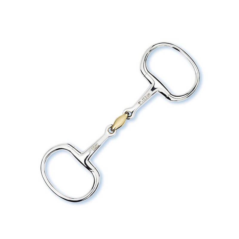 Mors à olives double brisure cuivre Stubben Mors à olives double brisure cuivre Stubben