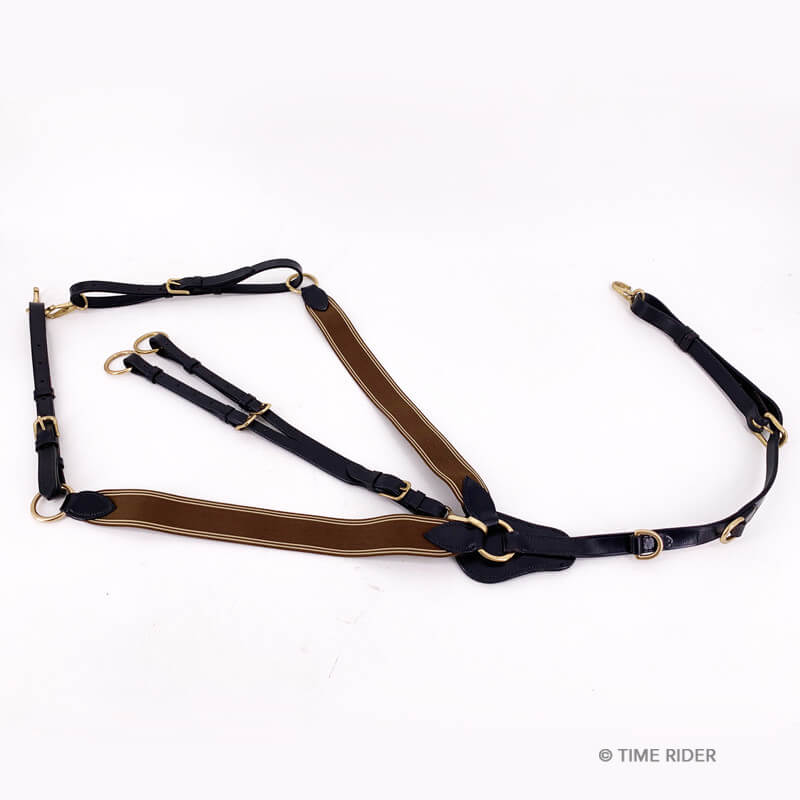 Collier de chasse élastique cuir Time Rider Collier de chasse élastique cuir Time Rider