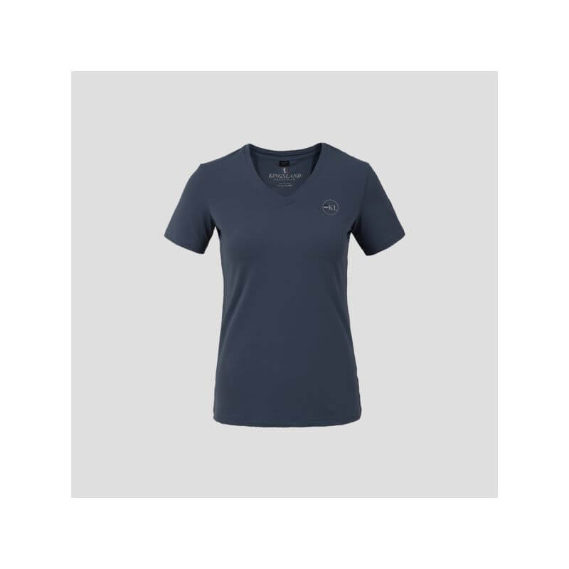 T-shirt technique col V femme Brandi Kingsland