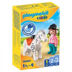Cavalière avec cheval Playmobil