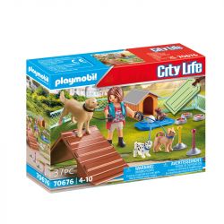 Set cadeau Educatrice et chiens Playmobil