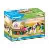 Carriole avec enfant et poney Playmobil