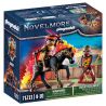 Chevalier Burnham Raider avec cheval de feu Playmobil