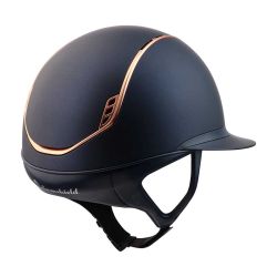 Samshield casque Miss Shield 2.0 personnalisé liseré et blason rose gold