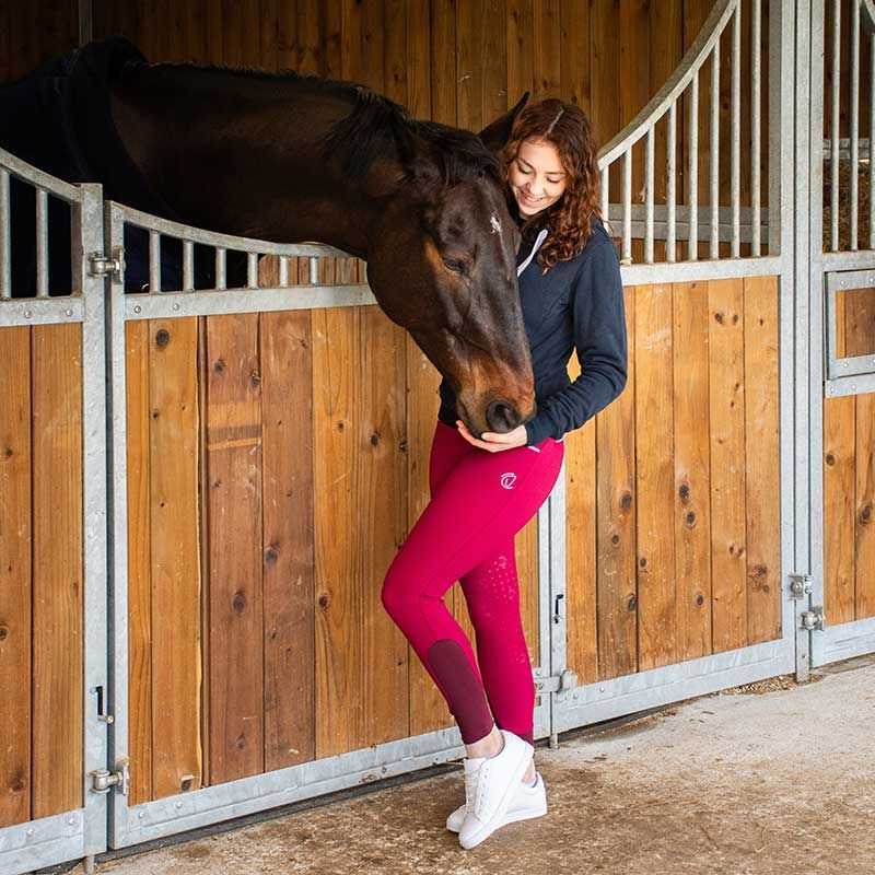 Pantalon online equitation orange