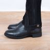 Mini-chaps Stationata cuir nubuck Noir