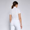 Polo de concours MC pour femme micro perforé Cavalleria Toscana Printemps/Été 2024