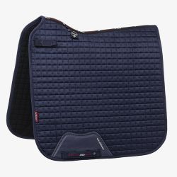 Tapis de Selle Dressage Suede Square navy LeMieux