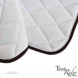 Tapis de selle Dressage TIME Rider Sport II Blanc