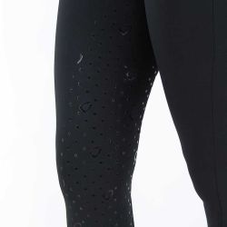 Legging d’équitation pour femme full grip Noir Nantano Horse & Go