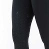 Legging d’équitation pour femme full grip Noir Nantano Horse & Go