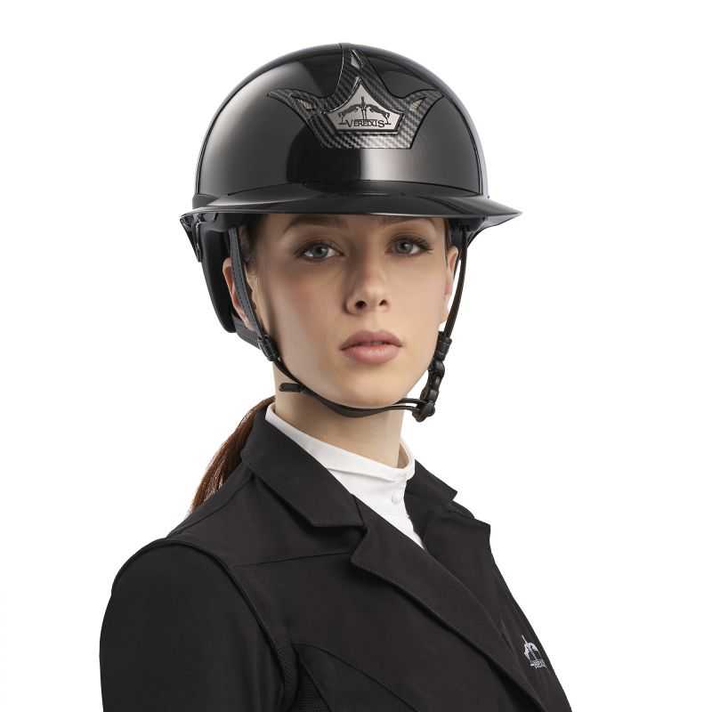 Casque Vita Line Carbon Gel GST Visière Polo Veredus Casque Vita Line Carbon Gel GST Visière Polo Veredus