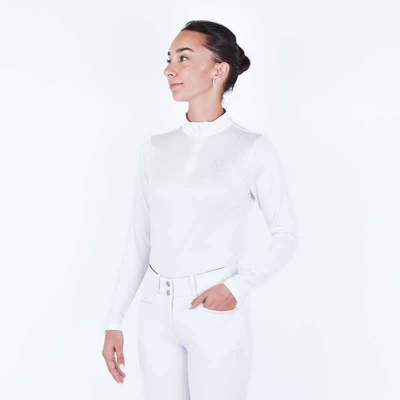 Polo de Concours Femme Sylvana Time to Ride ML Polo de Concours Femme Sylvana Time to Ride ML