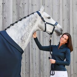 Licol Double Pin Glossy Platinium été 2024 Eskadron