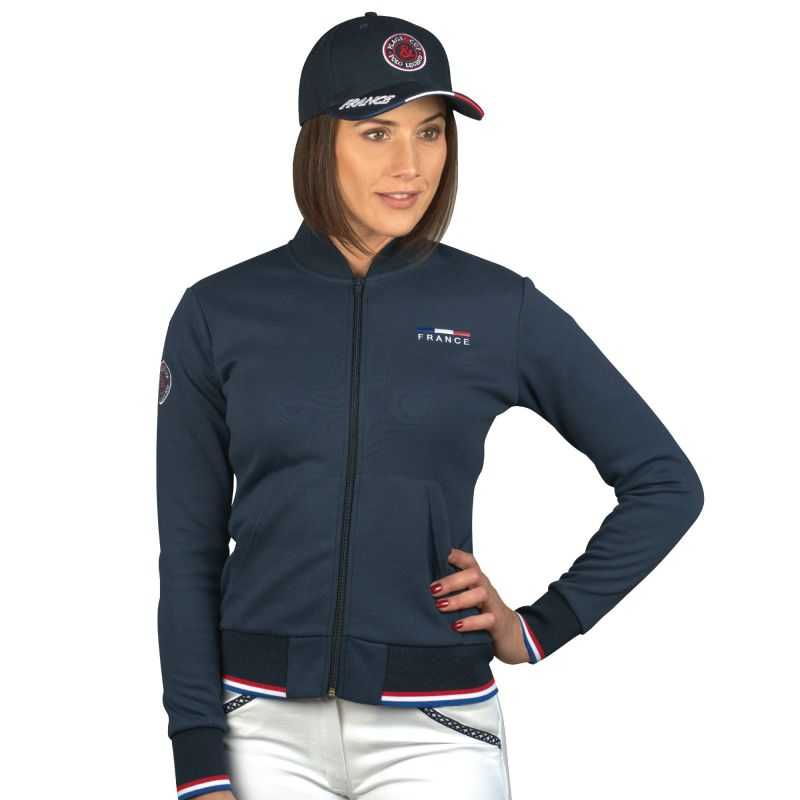 Sweat zippé pour femme France Flags&Cup - Limited Edition