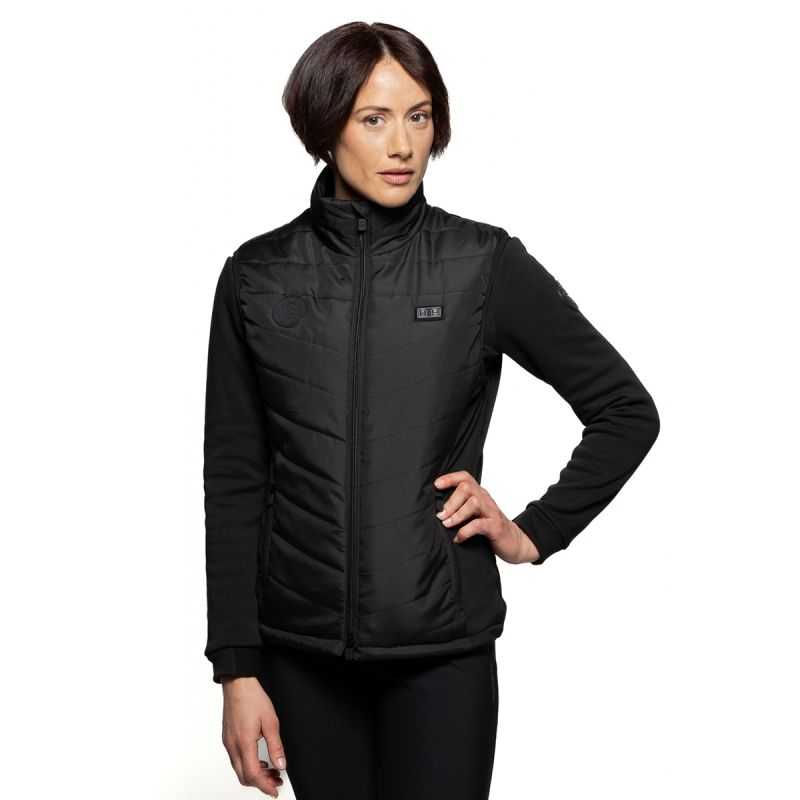 Bodywarmer chauffant mixte Espoo noir Flags&Cup Bodywarmer chauffant mixte Espoo noir Flags&Cup