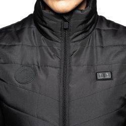 Bodywarmer chauffant mixte Espoo noir Flags&Cup