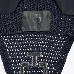 Bonnet crochet logo Cavalleria Toscana