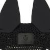 Bonnet anti-mouches en crochet noir Cavalleria Toscana