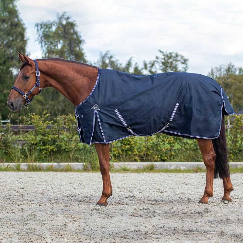 Couverture D'hiver Pour Cheval Imperméable Et Respirante - Tissu Oxford - Tailles 90 à 115 Cm