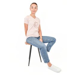Tee shirt Femme Léanne Time to Ride Rose