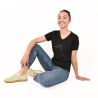 Tee shirt Femme Léanne Time to Ride Noir