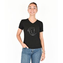 Tee shirt Femme Léanne Time to Ride Noir