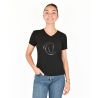 Tee shirt Femme Léanne Time to Ride Noir