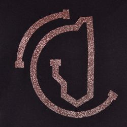 Tee shirt Femme Léanne Time to Ride Noir-Rose