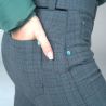 Pantalon d'équitation femme Checks Flags&Cup