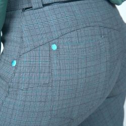 Pantalon d'équitation femme Checks Flags&Cup