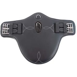 Sangle bavette courte en cuir TdeT