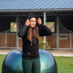 Sweat à capuche pour femme Alba Time to Ride