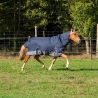 Chemise imperméable doublée Coton Horse & Go Marine 