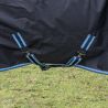 Couverture d'exterieur imperméable 150G Horse & Go Noir