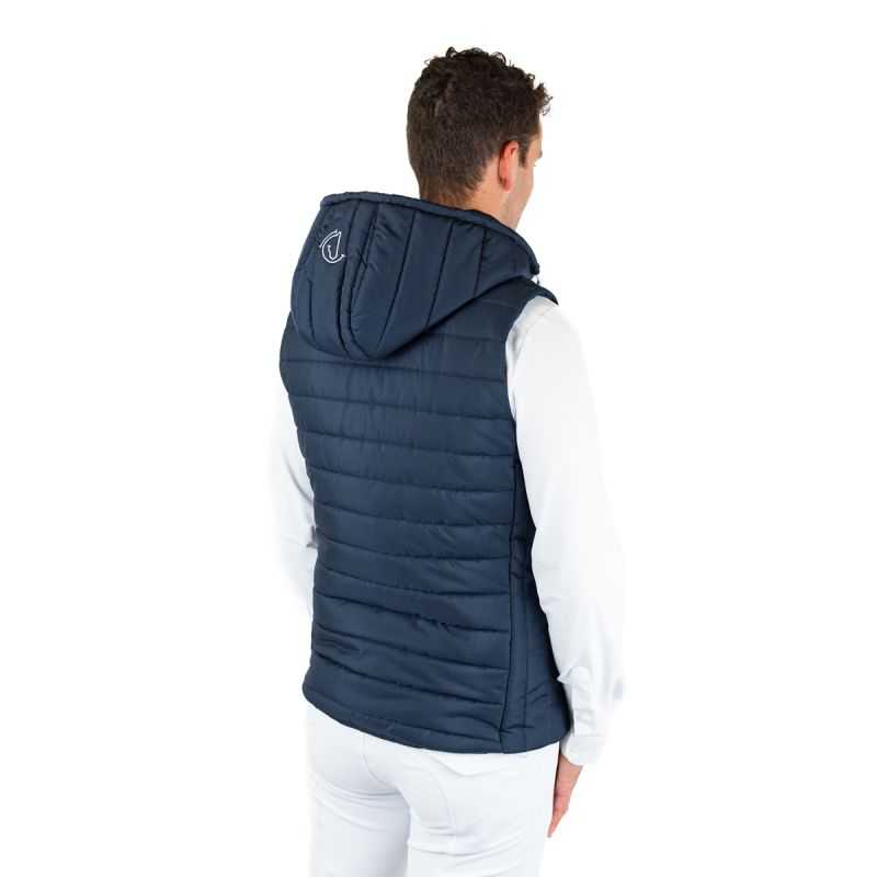 Doudoune sans manches - LEOCLOTHO - Hiver - Capuche - Slim - 100% Coton