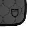 Tapis de selle mixte Black Line Equestro Asphalte