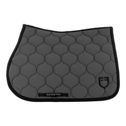 Tapis de selle mixte Black Line Equestro Asphalte
