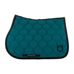Tapis de selle mixte Black Line Equestro Pétrole