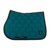 Tapis de selle mixte Black Line Equestro Pétrole