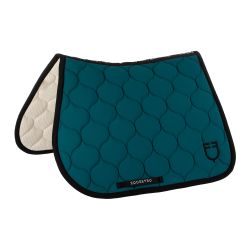 Tapis de selle mixte Black Line Equestro Pétrole