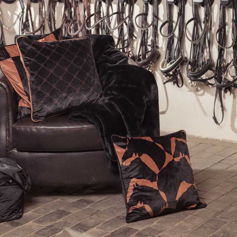Housse de coussin motif cheval Heritage Eskadron