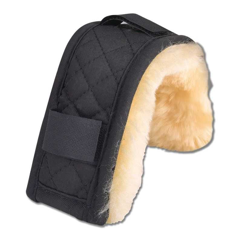 Protection en peau d’agneau pour muserolle Waldhausen Protection en peau d’agneau pour muserolle Waldhausen
