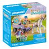 Enfants avec calèche et poney Playmobil