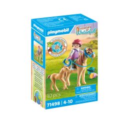 Enfant avec poney et son bébé Playmobil