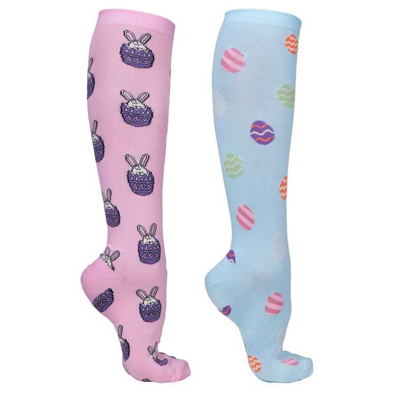 Chaussettes Pâques lot de 2 QHP Chaussettes Pâques lot de 2 QHP